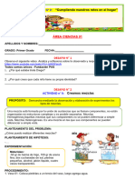 ACTIVIDAD n° 9  PRIMER GRADO CIENCIAS 01 Y CÓMPUTO