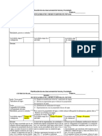 Planificación de Una Semana 6° CYT 2023