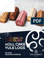 Roll Cake Yule Log 5 Colors of Chocolate CAN EN