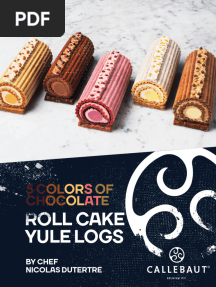 Roll Cake Yule Log 5 Colors of Chocolate CAN EN