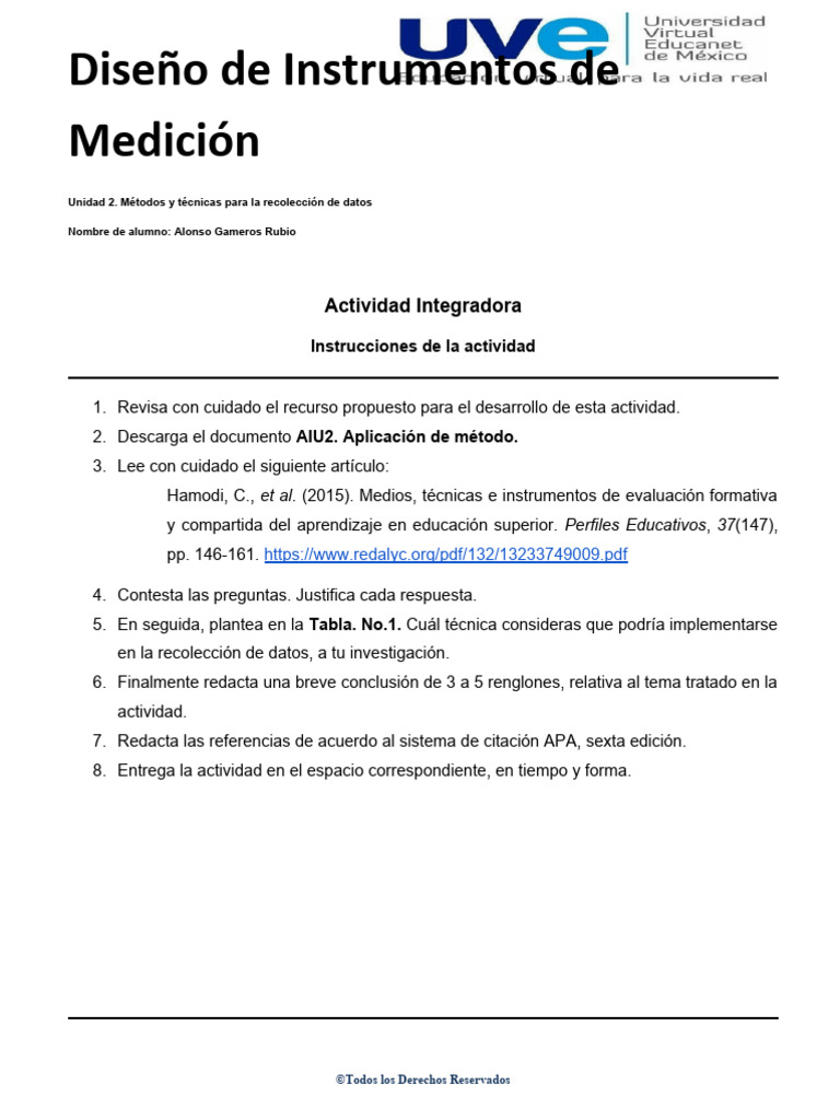 AIu2_Aplicacion_de_metodo | PDF | Observación | Método científico