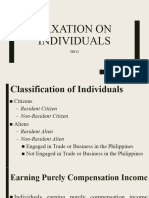 Taxation On Individuals