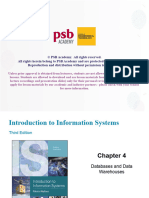 TOPIC 4 Databases and Data Warehouses