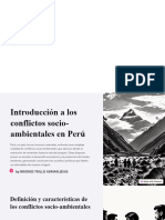 Introduccion A Los Conflictos Socio Ambientales en Peru