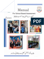 Revised Manual For School Based Assessment-2024