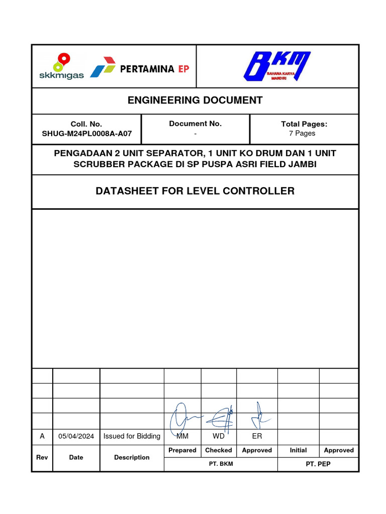 Level Controller Datasheet for IFB Sensor | PDF | Pipe (Fluid ...