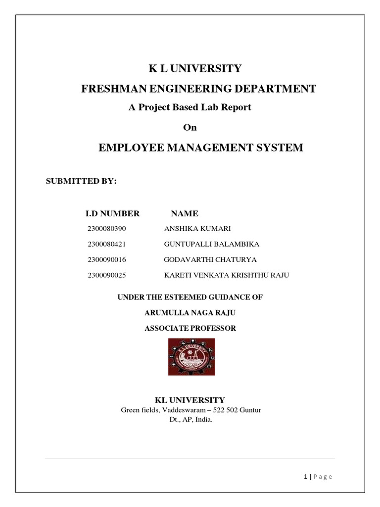 Employeemanagementsystem projectdst pdf computer programming learning