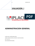 EVALUACION ADMINISTRACION GENERAL I, Emilio Morales