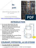 Httpsphylab Uottawa caBbDocsExperimentsElectric20circuitsCircuits20électriques20-20présentation PDF