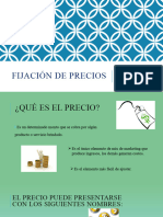 Fijacin de Precios de Los Productos