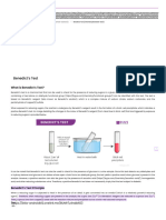 Benedict's Test - Reagent Preparation, Principle, Procedure, Reaction