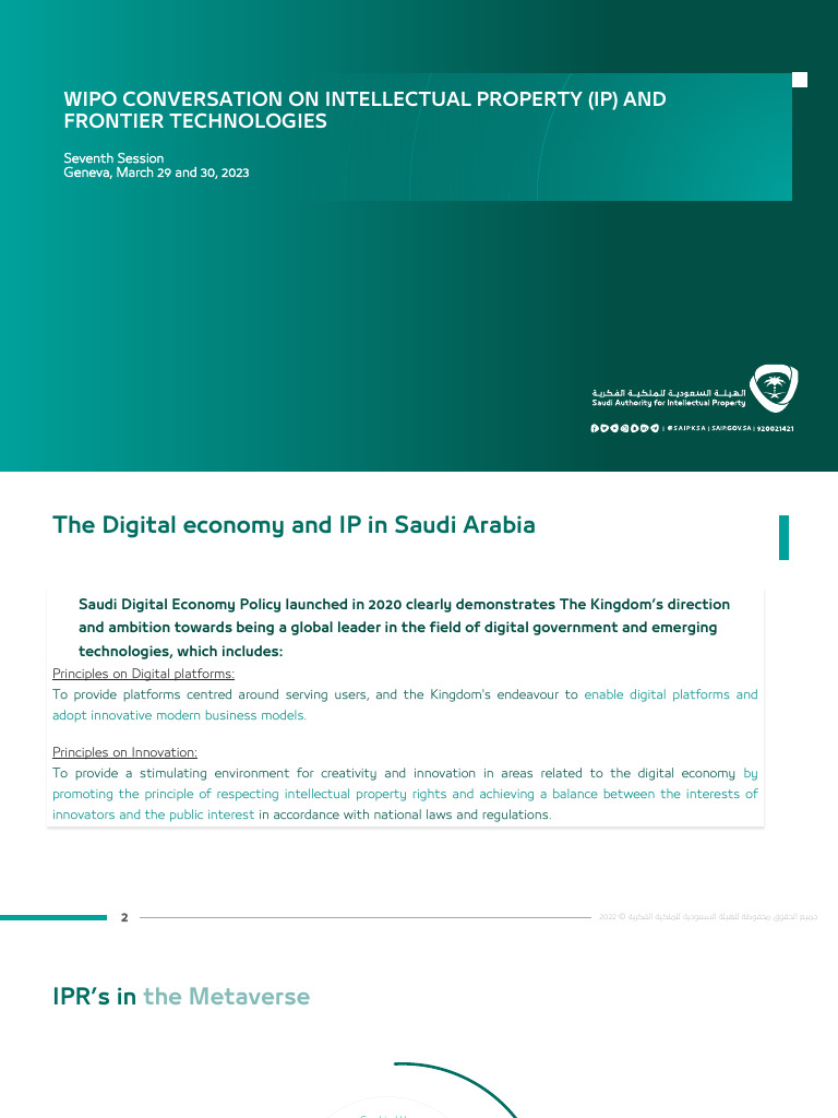 Wipo Ip Conv Ge 23 ss10 | PDF | Intellectual Property | World ...