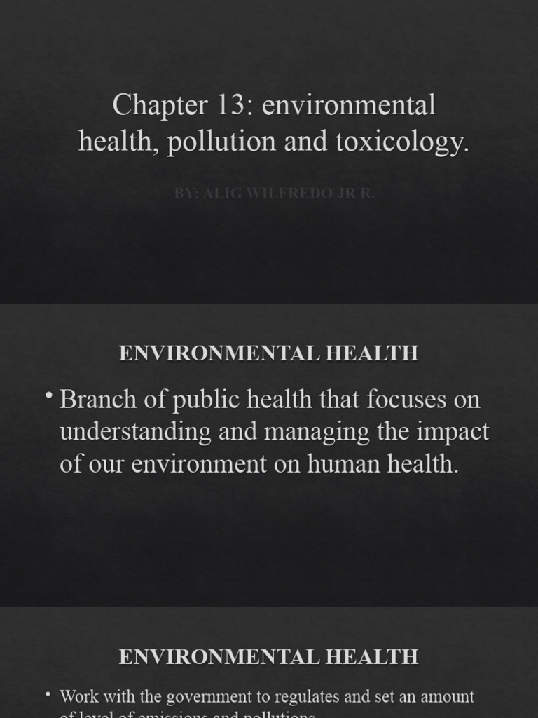 Chapter 13. Environmental Science | PDF | Pollution | Air Pollution