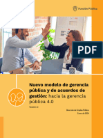 Nuevo Modelo de Gerencia Pública y de Acuerdos de Gestión - Hacia La Gerencia Pública 4.0 - Versión 2 - Enero de 2024