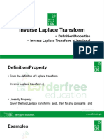 Inverse Laplace Transform - 1-1