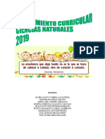 Malla Curricular Ciencias Naturales 2019