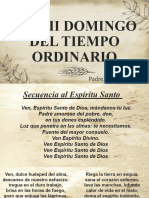 XXXIII Domingo Del Tiempo Ordinario