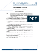 Boletín Oficial Del Estado: Cortes Generales