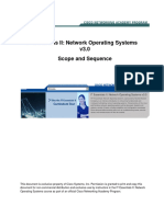 IT Essentials II: Network Operating Systems v3.0 Scope and Sequence
