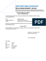 Surat Keterangan Sehat