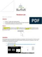 Pendulum Lab