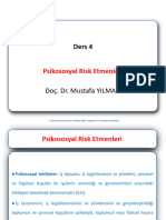 04 Psikososyal Risk Etmenleri