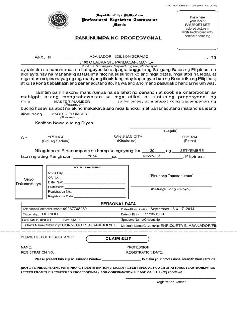 MP Oathform | PDF | Identity Document | Government And Personhood