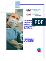 Manual de Instrucciones Listado Quirúrgico HUFA