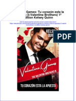 Valentine Games Tu Corazon Esta La Apuesta 3 Valentine Brothers 1A Edition Kelsey Quinn Download 2024 Full Chapter
