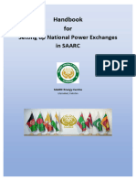 Draft Handbook For Setting Up National Power Exchanges in SAARC