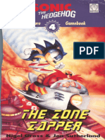 Sonic The Hedgehog Adventure Gamebook #04 - The Zone Zapper