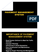Importance of Pavement Management System