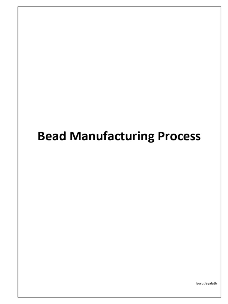 Tire Bead Manufacturing Overview | PDF | Tire | Extrusion