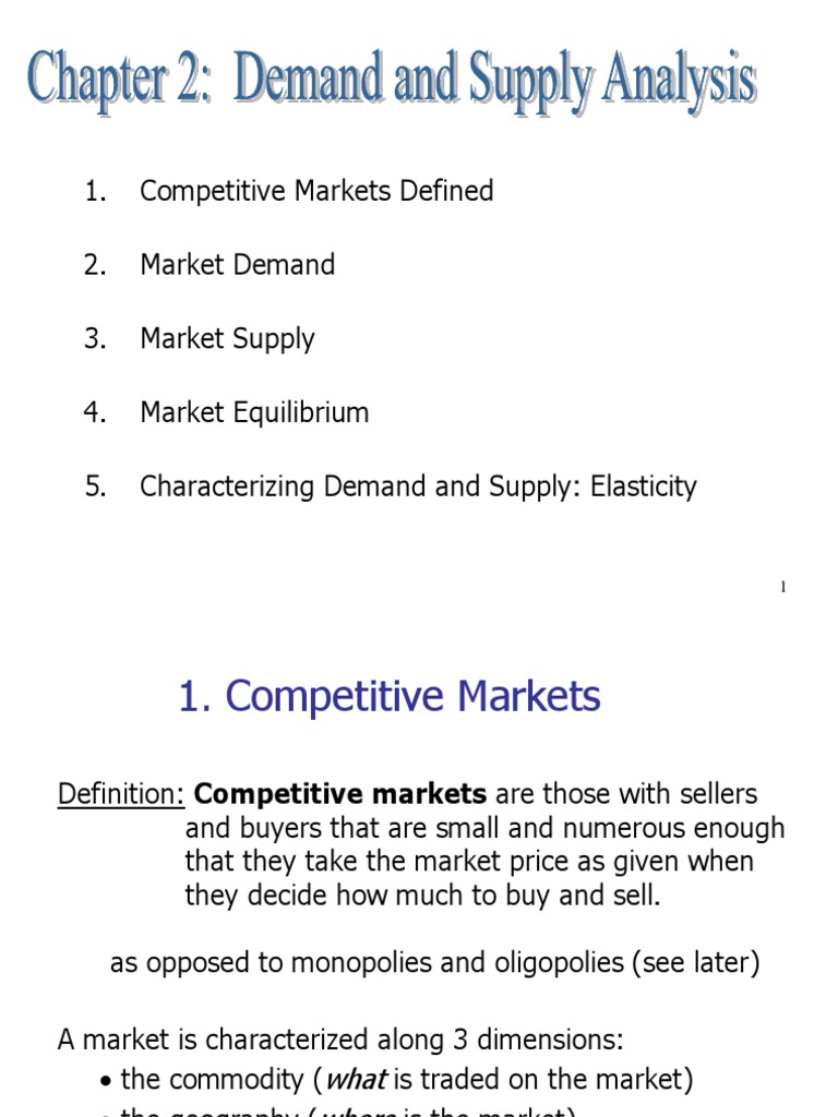 demand and supply analysis business plan sample pdf