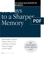 10 Days To A Sharper Memory (2001)