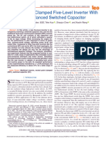 Neutral-Point-Clamped Five-Level Inverter With Self-Balanced Switched Capacitor