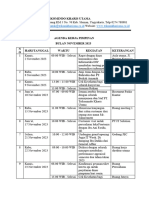 Agenda Kerja Pimpinan