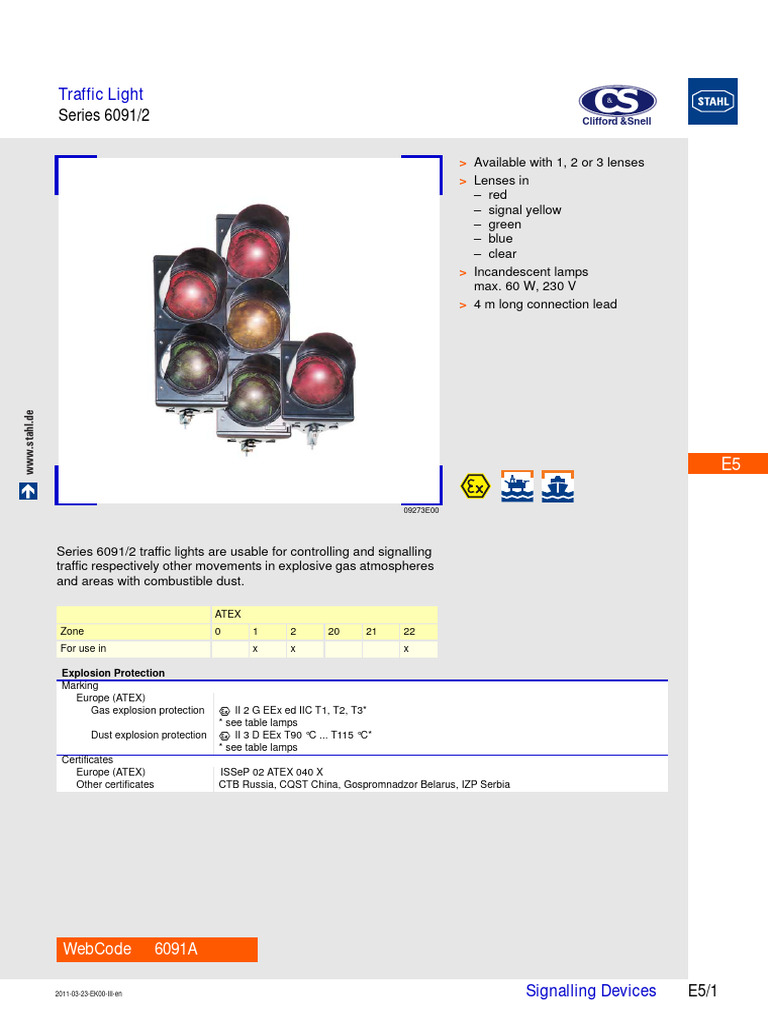 6091 TrafficLights EK00 III en | PDF | Traffic Light | Equipment
