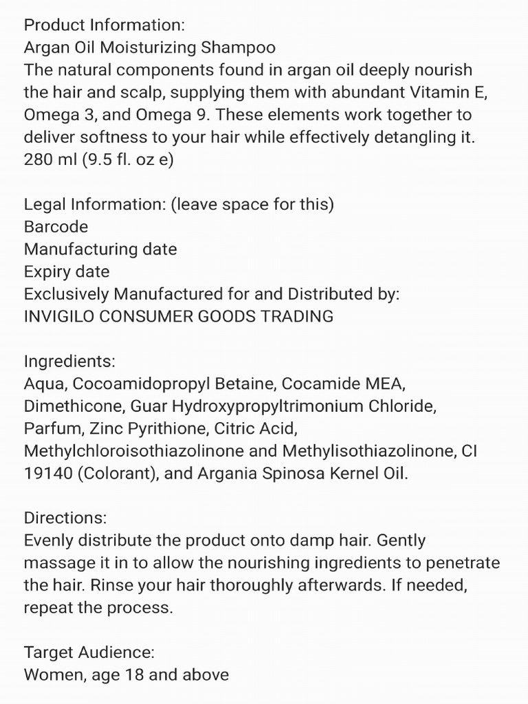 2 Shampoo | PDF
