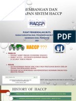 4 Pengembangan Dan Penerapan HACCP H - O