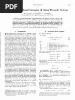 Maximum Likelihood Estimates of Linear Dynamic Systems (1965)