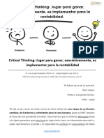 Articulo Critical Thinking