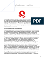 Génocides Et Meurtres de Masse Questions Méthodologiques