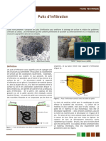 Fiche Technique Puits Infiltration