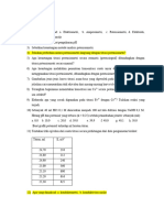 Soal TGT K.Analisis Instrumen