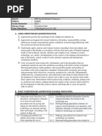 Lesson Plan Procedure Text