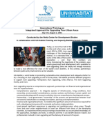 Treinamento Internacional em Abordagem Integrada para Melhorias de Áreas Urbanas Carentes