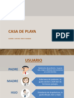 Casa de Playa Composicion y Programa PDF