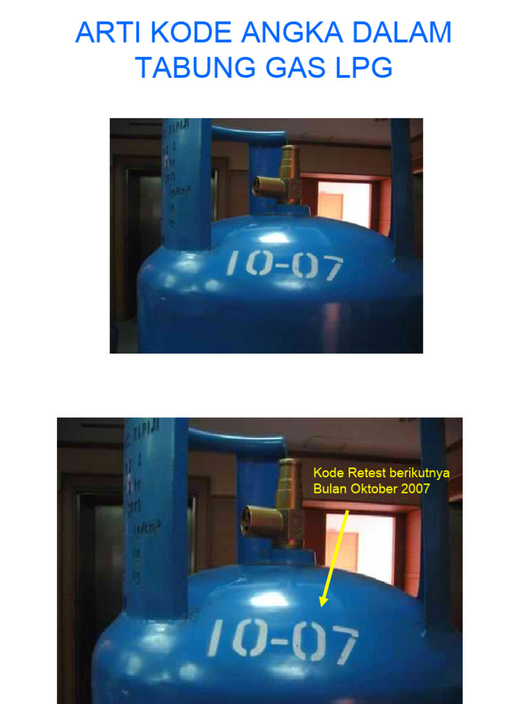 Arti Kode Angka Dalam Tabung Gas LPG | PDF
