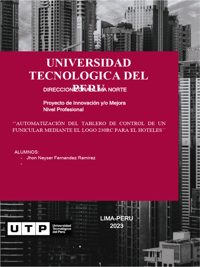Automatización de Funicular con LOGO 230RC | PDF | Business | Soporte ...